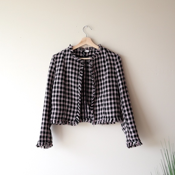 H&M Tweed Cropped Blazer - Picture 7 of 7